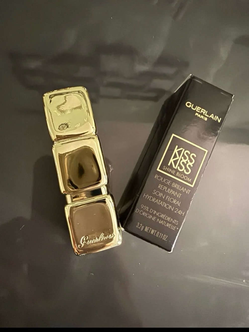 Guerlain KissKiss Shine Bloom Lipstick - Gold Case
